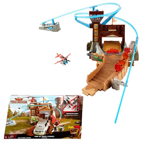 Planes Fire & Rescue Fire At Fusel Lodge! Track Set